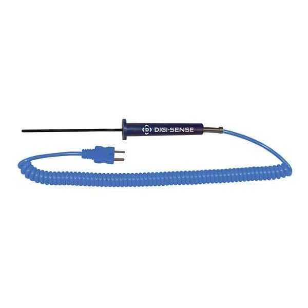 Compact PFA-Coated Thermocouple Probe, 4